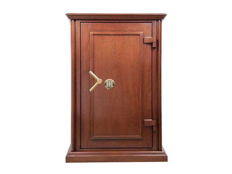 Огневзломостойкий сейф в дереве VALBERG Гарант Евро 120 T EL Д (дуб)