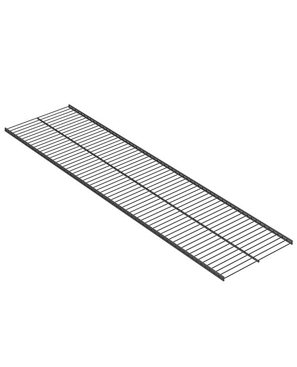 Полка сетчатая ПРАКТИК Home GSh 120х30 графит